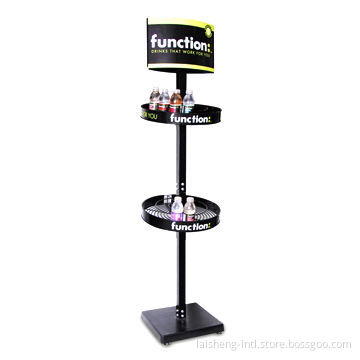 Beverage Racks with Four Round Shelves, Suitable for Beverage Drinks